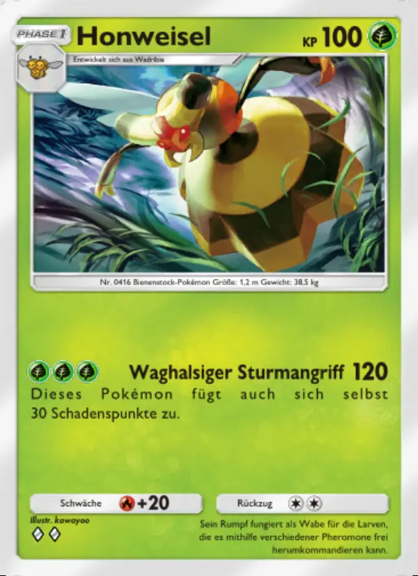 Image of the card Honweisel