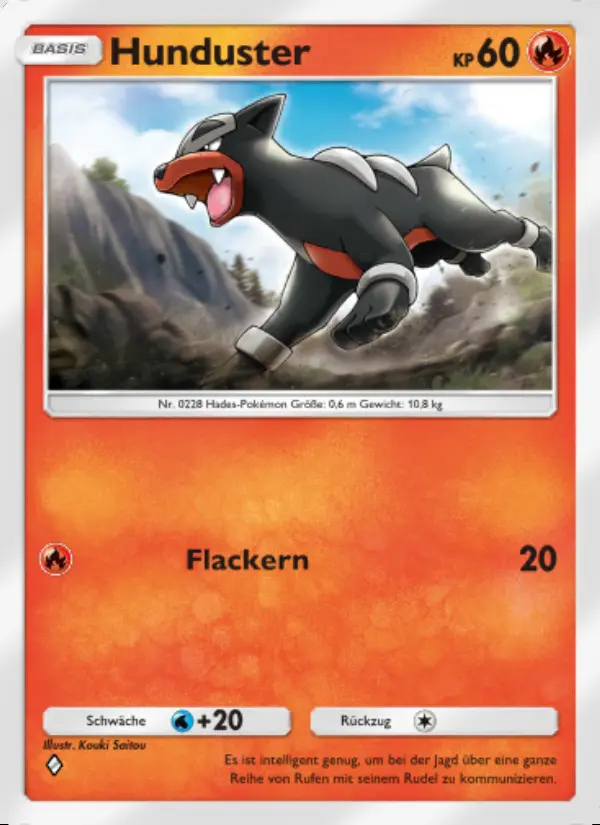 Image of the card Hunduster