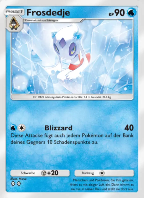 Image of the card Frosdedje