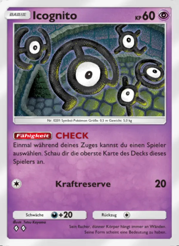 Image of the card Icognito