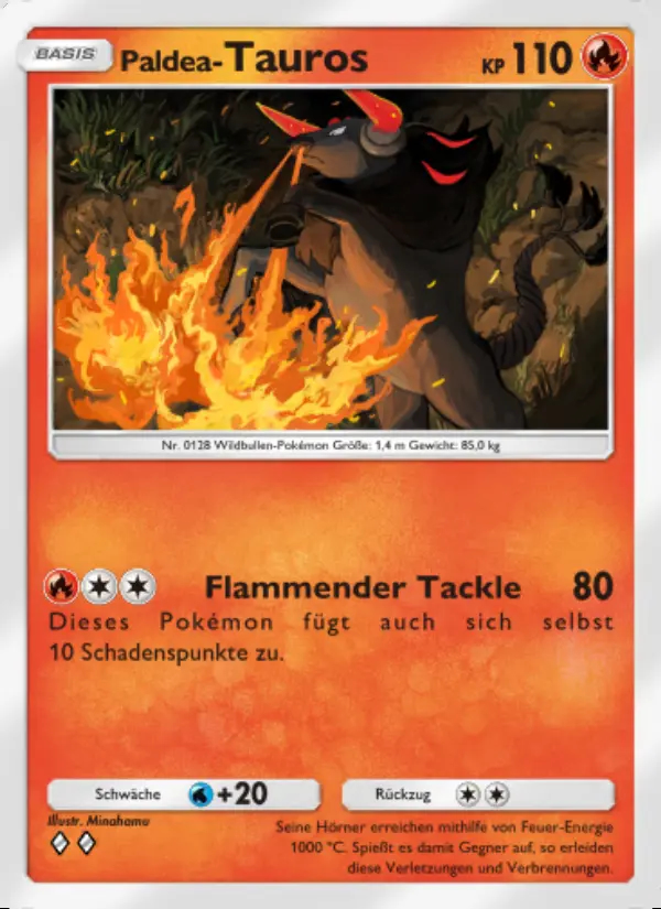 Image of the card Paldea-Tauros