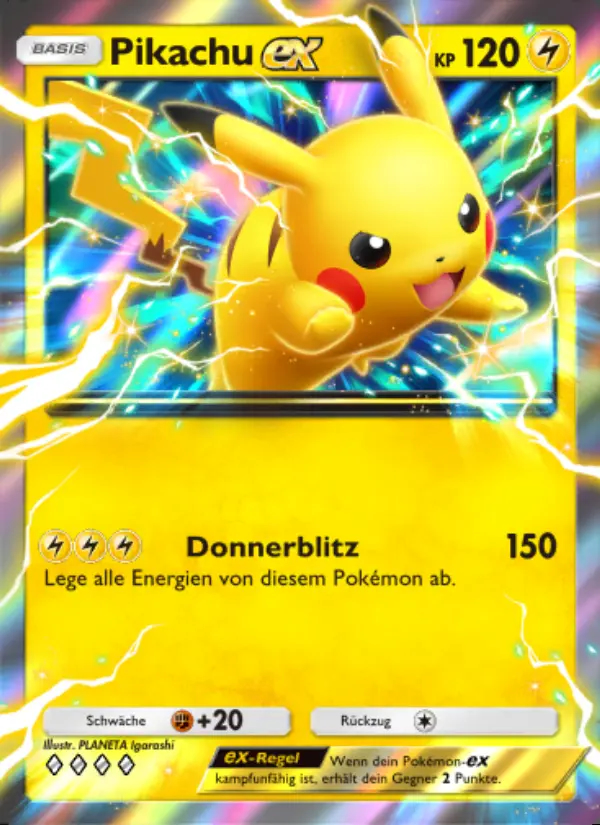Image of the card Pikachu-ex
