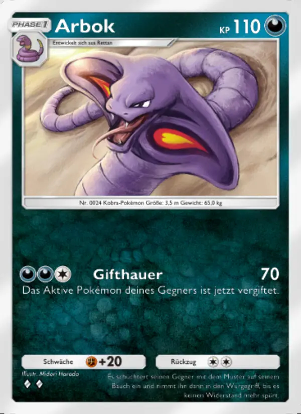Image of the card Arbok