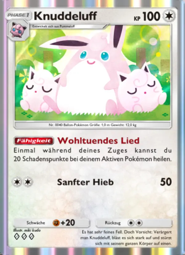 Image of the card Knuddeluff