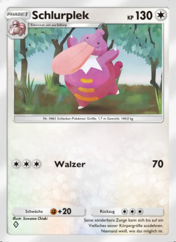 Image of the card Schlurplek
