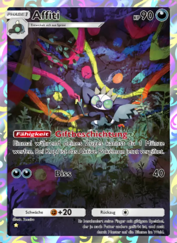 Image of the card Affiti