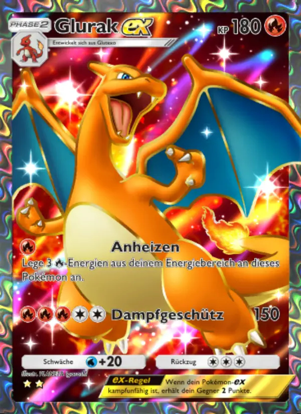Image of the card Glurak-ex