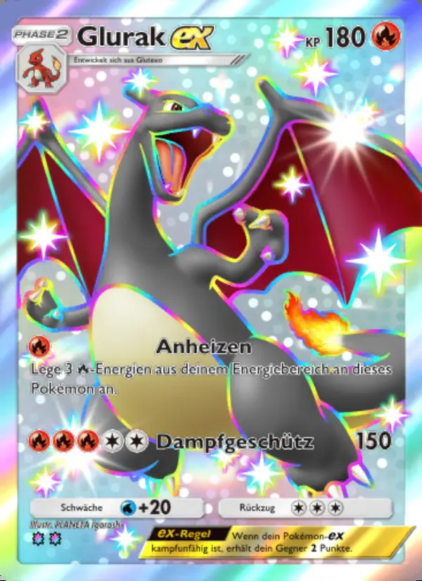 Image of the card Glurak-ex