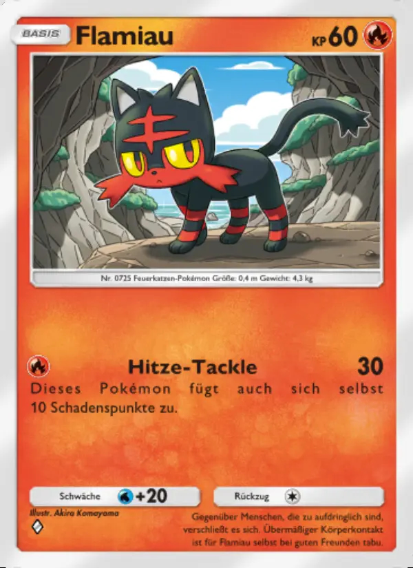 Image of the card Flamiau