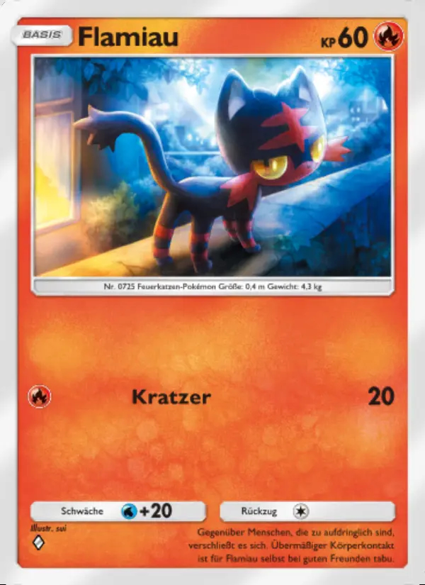 Image of the card Flamiau