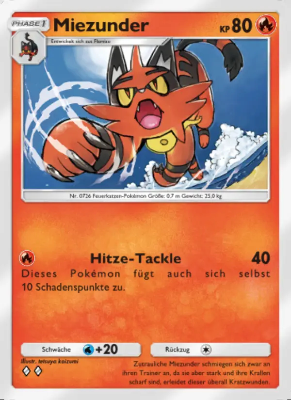 Image of the card Miezunder