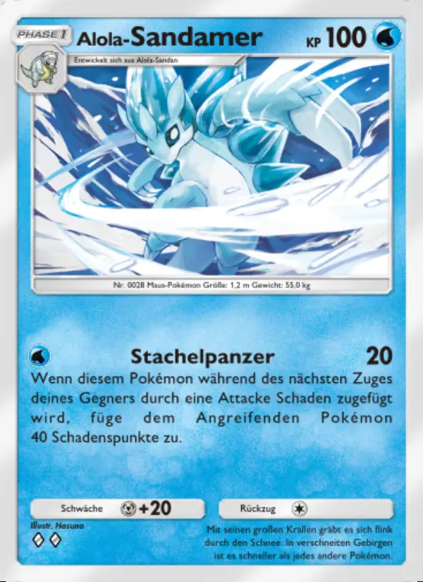 Image of the card Alola-Sandamer