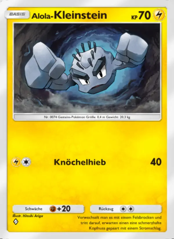 Image of the card Alola-Kleinstein