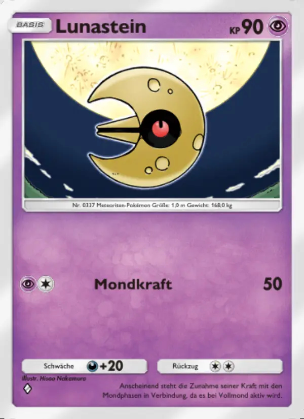 Image of the card Lunastein