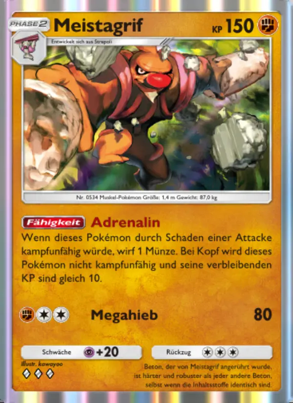 Image of the card Meistagrif