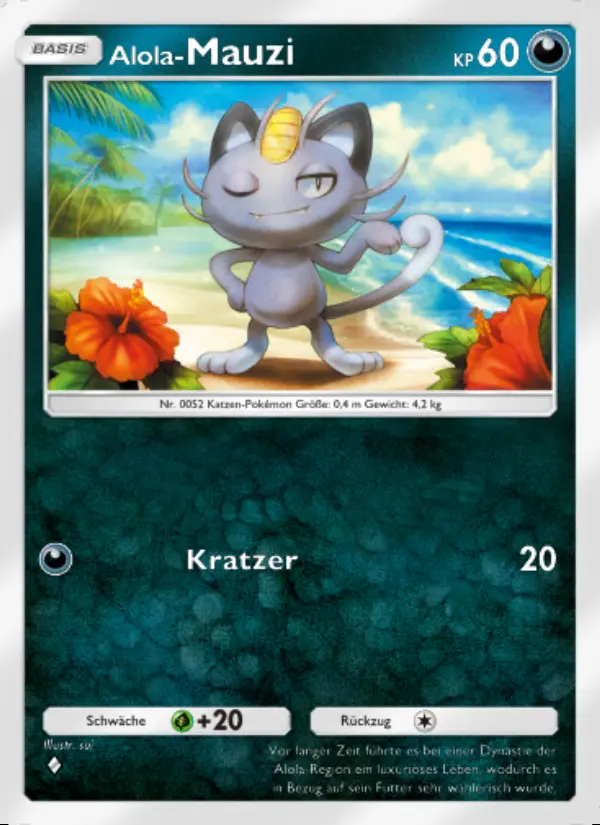 Image of the card Alola-Mauzi