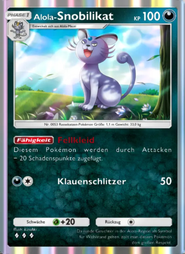 Image of the card Alola-Snobilikat