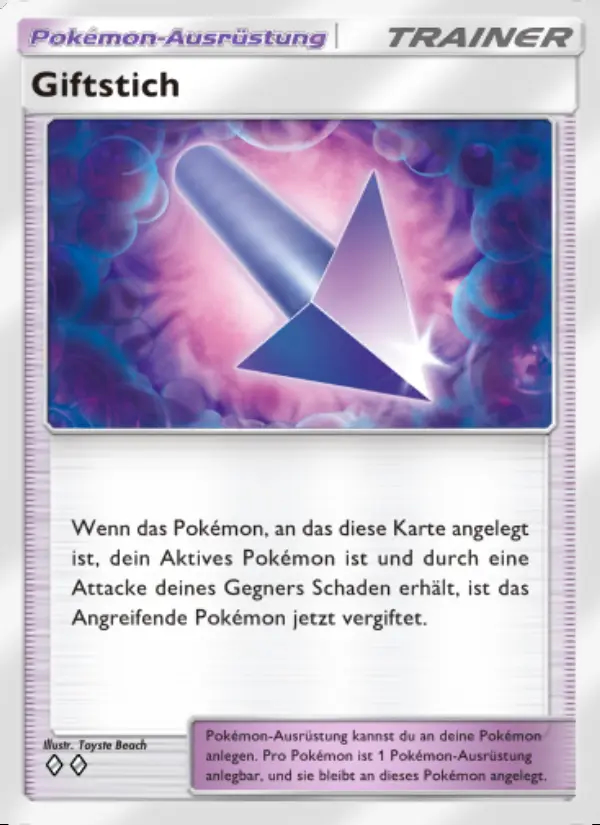 Image of the card Giftstich