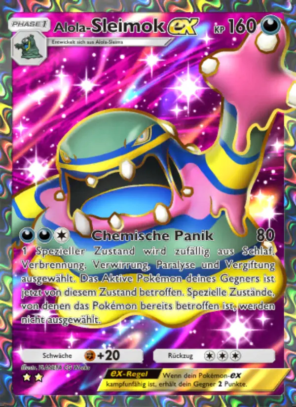 Image of the card Alola-Sleimok-ex