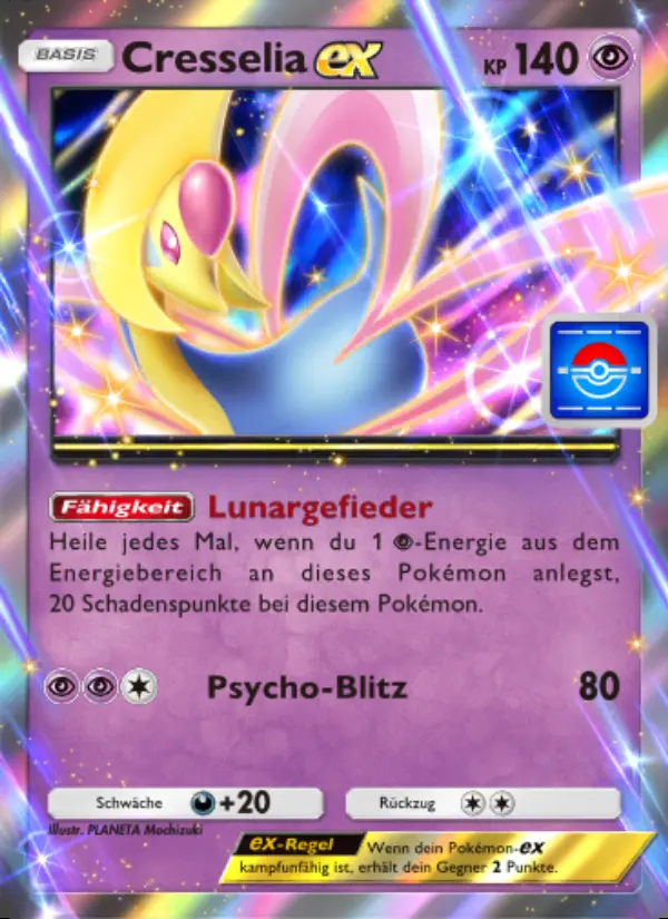Image of the card Cresselia-ex
