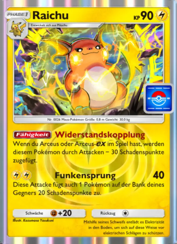 Image of the card Raichu