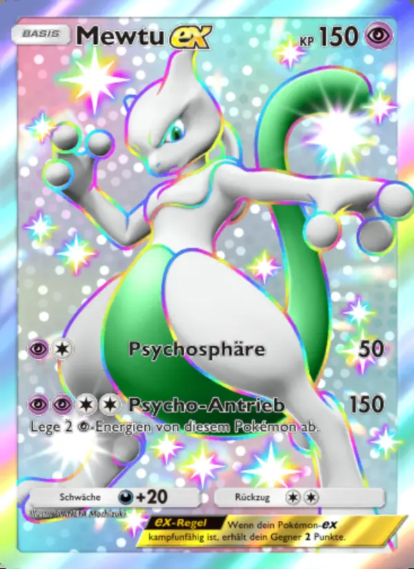 Image of the card Mewtu-ex