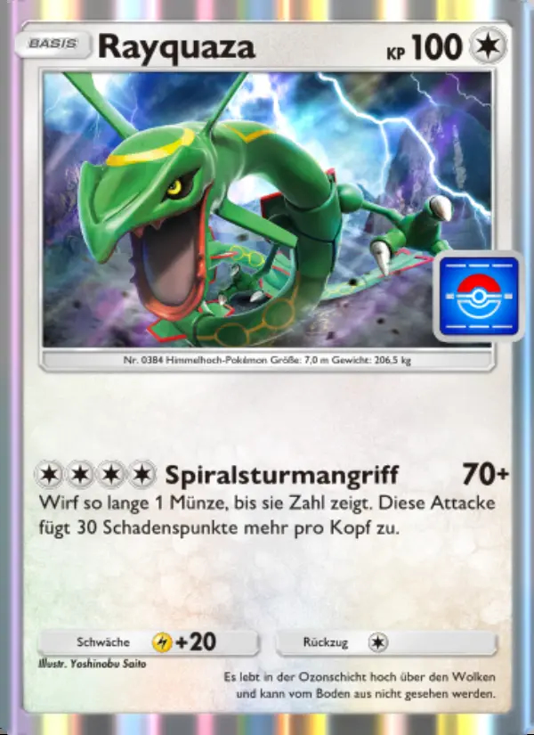 Image of the card Rayquaza