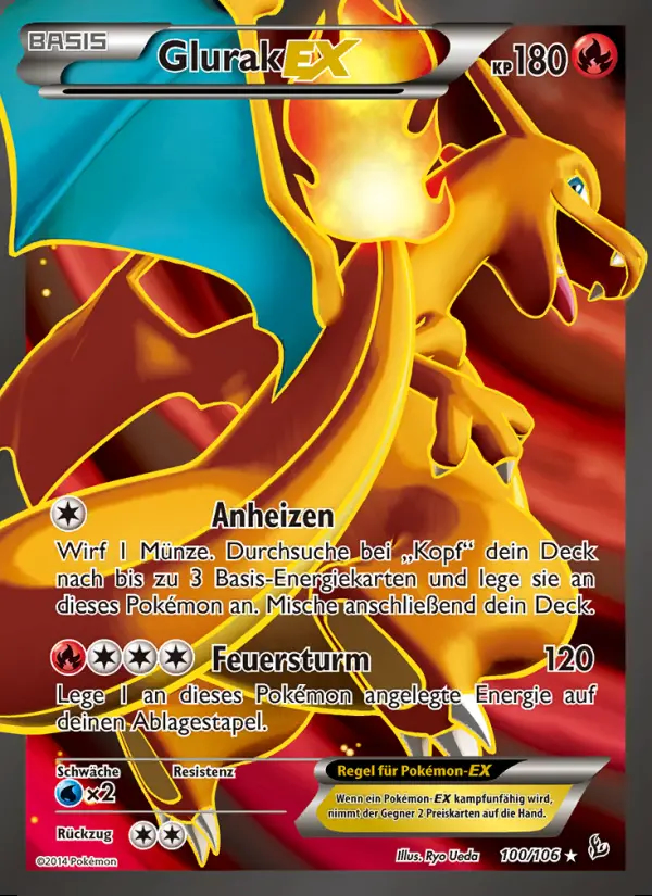Image of the card Glurak EX