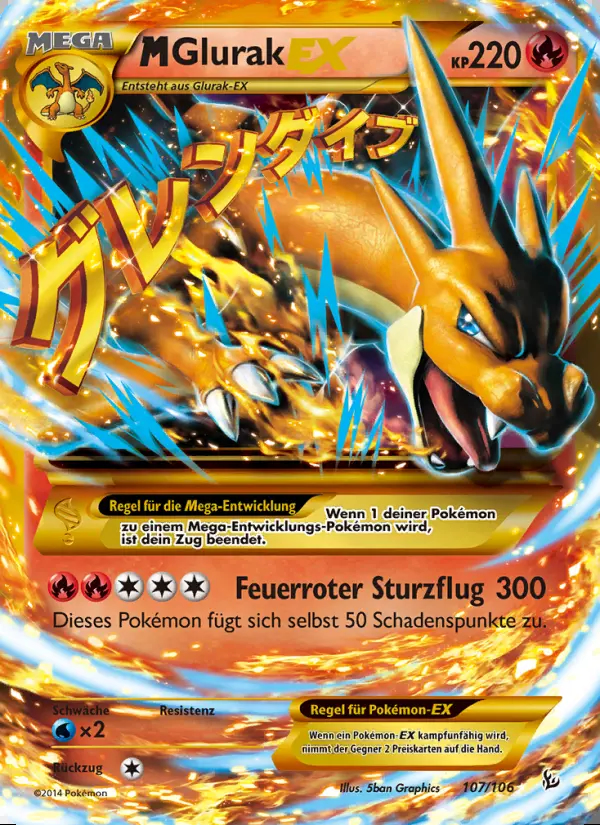 Image of the card M-Glurak EX