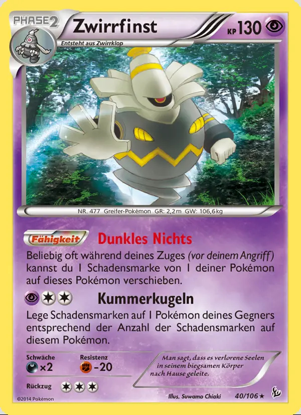 Image of the card Zwirrfinst
