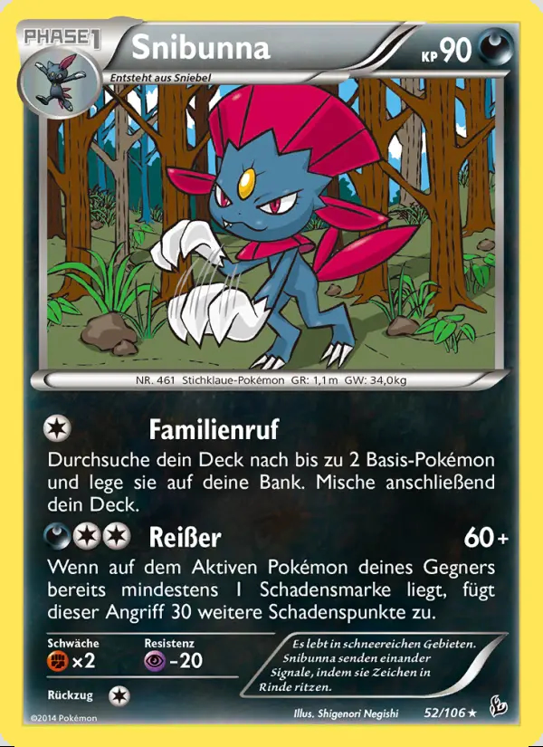 Image of the card Snibunna