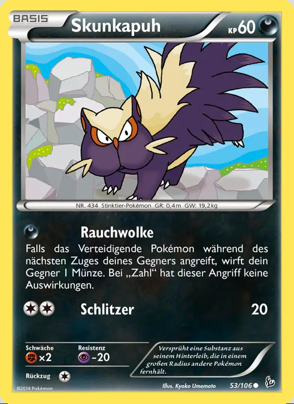 Image of the card Skunkapuh