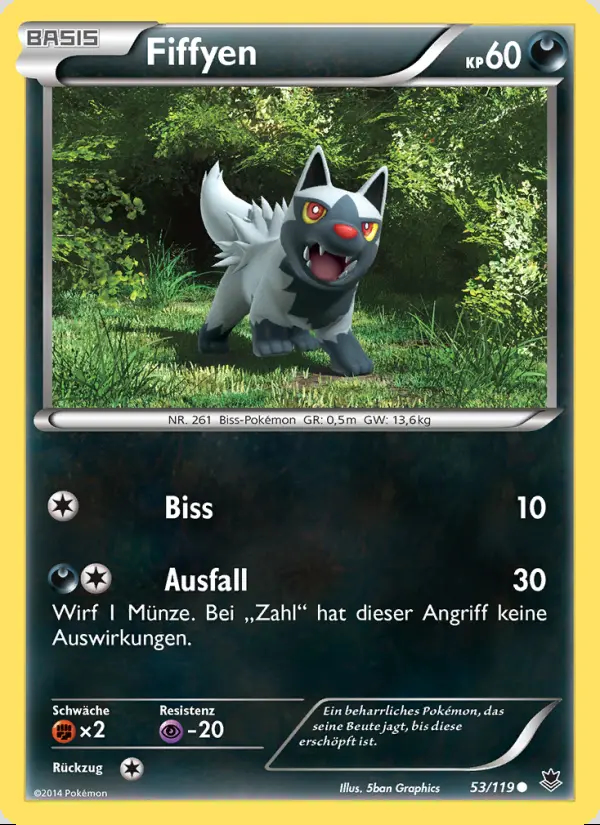 Image of the card Fiffyen